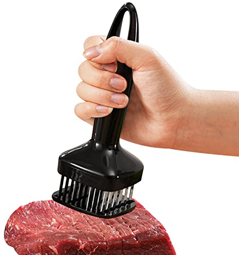 Rianpesn Martello per inteneritore di Carne,Inteneritore per Macchina per bistecche | Battitore per Carne Portatile, batticarne per Bistecca di Maiale in Acciaio Inossidabile per Bistecca di Tacchino