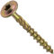 AERZETIX - C67490 - Lot de 50 Vis à bois Ø6x60mm à tête large bombée - à empreinte étoile Т30 - en acier zingué - menuiserie, contreplaqués, agglomérés, mélaminés
