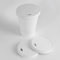 Couvercle pour gobelets en carton, pour gobelets café à emporter, biodégradable et compostable, pour gobelets en carton (1250, Ø 70)