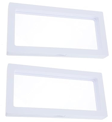 CALLARON 2 Stück Schwebende Ausstellungsständer Für Schmuckschatullen Stabile Pe-rahmen Modernes Design Uhren- Und Aufbewahrungshalter