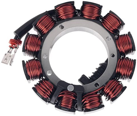 AHL 12V 45A Lichtmaschine Lichtmaschine Stator Spule Zündspule 29987-02A Kompatibel mit Harley Touring 2002-2005