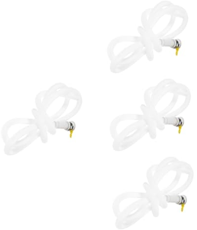 DOITOOL 4 Pz Tubo di scarico del condizionatore d'aria tubo di drenaggio tubo flessibile tubo della condensa CA tubo di scarico ca domestico Tubo di ingresso Condensatore