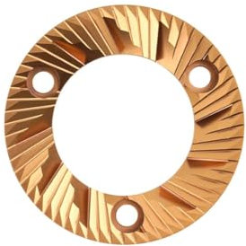 watchget 64mm Espresso Flat Burr - Titanium Plated Coffee Grinder Burr, Fits ECM, DF64, P64, ODE, MAZZER, High-Performance and Durable Espresso Grinding Burr