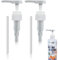 Pompe doseuse 500mL sirop pour Best Body Nutrition,30mm Bouteille à Visser Distributeur de sirop réutilisable Embout de Pompe Distributeur tête de Pompe pour 28/410 récipient fileté Bouteille (2-pcs)