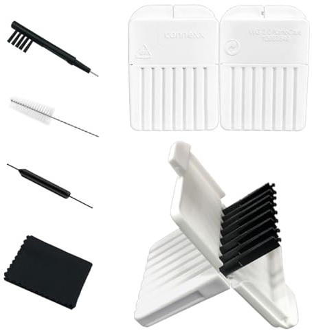 AIERTING Waxguards 3.0 NanoCare 10993649 Filters for Signia/Siemens/Rexton and Connexx Hearing Aids - Cleaning Brush Kits with Carry Case- 3packs