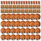 Juego de vajilla de Halloween, vajilla para fiesta de Halloween, vasos de Halloween, suministros para fiesta, juego de vajilla Happy Halloween, platos, vasos y servilletas de cartón para decoraci