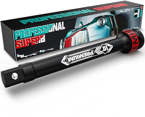 KIRXST Steckschlüssel Verlängerung, Kraft-Verlängerung 3/4 Zoll Verlängerungs Satz, 250 mm