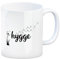 speecheese Hygge Kaffeebecher mit stilisierter Löwenzahn Illustration auf weißem Hintergrund elegante Buchstaben in kursiver Schrift für entspannte Lieblingsmomente