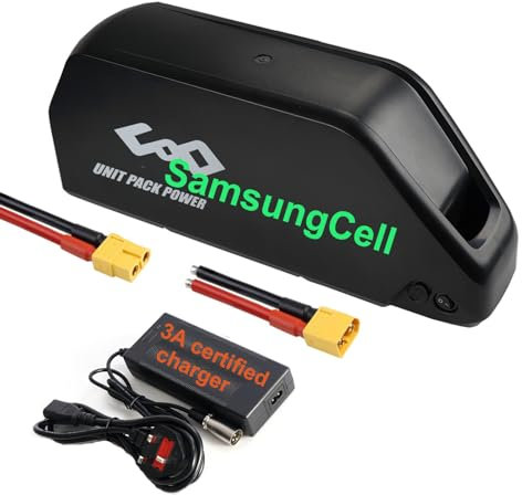 Ebike battery 52V 25AH for 48V 52V Max 1500W Motor, (Samsung50ECell) Long Range Lithium electric bike battery with charger