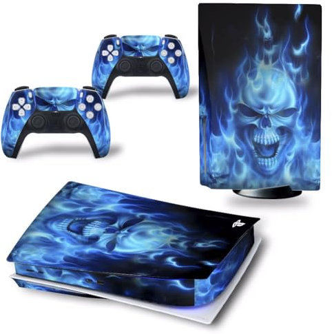 Pegatina de Vinilo Personalizado para PS5 Disc Edition – Fácil Instalación, Diseño Exclusivo y Protección contra Arañazos (American)