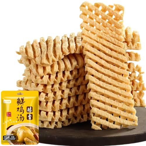 Tofu Skewers, Orchid Dried Tofu Skewers * 30 Pieces, Hot Pot Food, Hot Pot Dried Tofu Skewers, Spicy Tofu Skewers, Hot Pot Side Dishes (with 40g Seasoning Packet * 1 Pack)