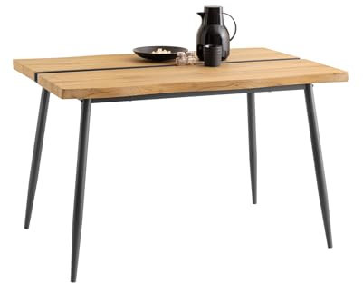 SoBuy Esstisch Bistrotisch Stehtisch Küchentisch Küchentresen Vintage Braun BHT ca. 120x75x78cm FWT110-N