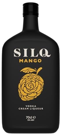 SILQ Mango Vodka Cream Liqueur, 15% ABV & 70cl | Perfect for Cocktails, as a Shot, Gifts, Parties and Celebrations