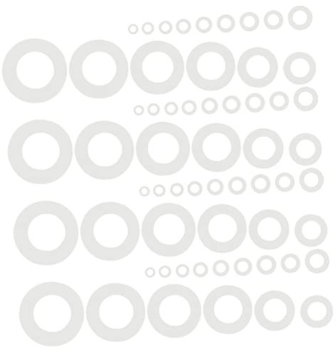 Vaguelly 110stücke Gummischeiben Für Schrauben Reparaturset Für Außenwasserhähne Dichtungsscheiben-sortiment Flache Wasserhahn-ersatzdichtungen Zur Reparatur Von Wasserhahnlecks Hochwertige