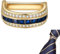 RunootPR Krawattennadel für Herren, goldfarben, silberfarben, Kristall, für normale Krawatten, Zirkonia, Krawattenverschluss, Business, Hochzeit, Krawatten, Halter, Clip, Schmuck, Geschenk mit Box