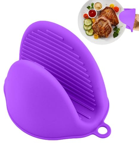 Silicone Oven Gloves, Thick Mini Oven Glove, Non-Slip, Heat Resistant Pot Holder, Mini Oven Gloves Made of Silicone, Heat Resistant