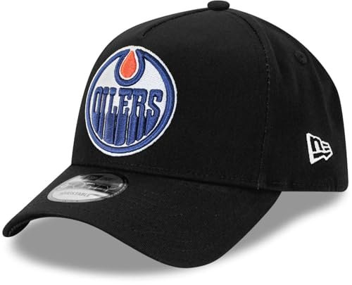 New Era Edmonton Oilers 9Forty A-Frame Cap Schwarz - One-Size