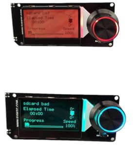 XGdEKA Mini12864 LCD -Display -Bildschirm 128x64 5V mit SD -Kartensteckplatzkompatibel mit Marlin -Firmware Kompatibel mit DIY 3D -Drucker -Skrs -Zubehör(C)