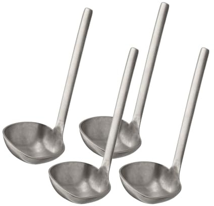 APS 75940 Löffel BULQ, 4er-Set, Edelstahl, PVD-beschichtet, Löffelmaß 4,5 x 4,5 cm, Gesamtlänge 12,5 cm, Vintage-Look