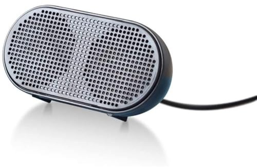 Garvee Haut-Parleur USB Mini Portable pour PC – Carte Son Mobile intégrée – Conception compacte en ABS – Adapté aux Ordinateurs Portables et de Bureau – Coloris H Noir