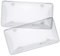 Zone Tech Lot de 2 Protections Transparentes pour Plaque d'immatriculation - pour Toutes Les plaques d'immatriculation américaines - Protège Avant et arrière