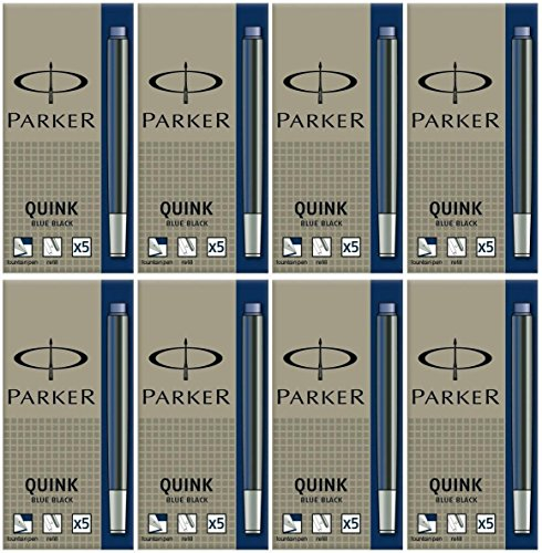 Parker Quink Ink Cartridges Großraum Blue Black