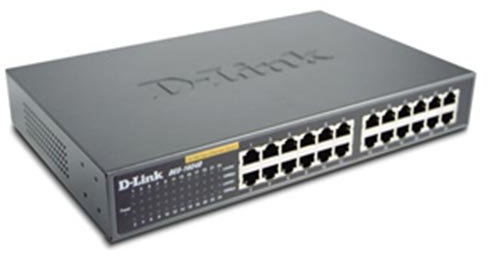 Switch D-Link DES-1024D 24 p 10 / 100 Mbps Negro