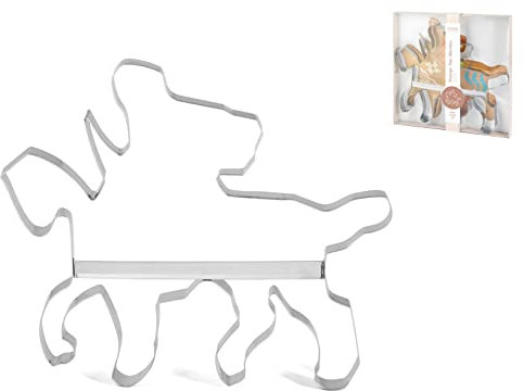 Habi San Martino Moule à gâteau en acier inoxydable, 33,5 x 30 cm