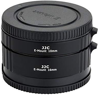 JJC AET-SES(II) 10mm/16mm stellt automatische Fokusverlängerungsröhre für Sony E-Mount ein