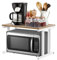 Micro-Ondes Tablette, 2 Couches Support de Four Rangement pour comptoir en métal Étagère de Cuisine