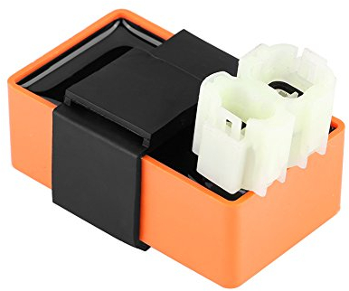 Fydun CDI ZÜNDEINHEIT 6 Pin Racing CDI mit Kabel CG Vertikaler Motor für die Meisten GY6 Dune Buggys Go ATV Moped Go Kart