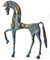 Bronzefigur Pferd, 20 x 16 cm