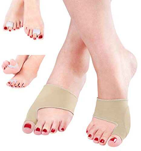 AdePoy Bunion Corrector,Orthopedic Bunion Correctors,Big Toe Separator Pain Relief,for Overlapping Toes,Hallux Valgus Correction,Hammer Toe Straightener,Day Night Support
