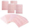 48Pcs Sacs de buffet de bonbons roses Sacs de friandises en papier de pour anniversaire de mariage (Rose Clair)