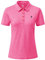 YSENTO Damen Golf Poloshirt Kurzarm Polohemd Schnelltrocknend Atmungsaktiv Sport Tennis Lady-Fit T-Shirts(Rose rot,XS)