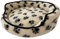 Hundebett Duo Merinowolle Ø 60 cm Tierbett Katzenbett Schlafplatz Hundekorb Hundesofa hygienisch kuschlig rutschfest Farbe Schwarz/Weiß