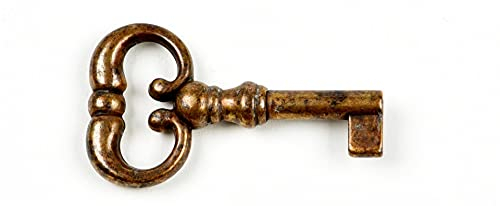 Möbelschlüssel Antik Stilmöbel Brünniert Ersatzschlüssel Rohling Patina 7098/22.01