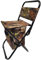 Campingstuhl Faltstuhl Sitzhocker Camouflage Angelstuhl Sitz Camping Strandstuhl mit Rückenlehne Aufbewahrungstasche for den Außenfischen Picknick Klappstuhl (Color : A with Storage Bag)