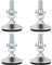 Drenky Levelling Feet, 4 Packs Adjustable Feet For Furniture Heavy Duty Silent Non-Slip Floor Protector with T-Nuts and Screw Nuts, M10x50mm