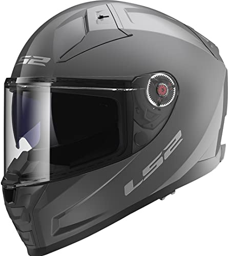 LS2, Full-Face Motorcycle Helmets FF811 Vector II Solid Nardo Grey, XXS