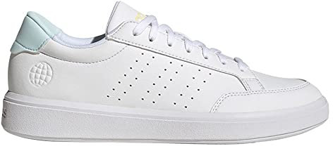 adidas Damen Nova Court Sneaker, FTWR White FTWR White Almost Blue, 38 EU