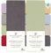 DarBene Spannbettlaken 180x200 Premium 2er Set Color-Mix, Jersey 100% gekämmte Premium Baumwolle, atmungsaktiv, superweiches Bettlaken bis 30 cm Matratzenhöhe, Oeko-TEX, Anthrazit & Apfelgrün
