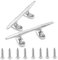 9Tong Heavy Rope Boat Cleat Marine Open Base Boat Cleats Stainless Steel Hardware Dock Cleat Mooring Kayak SUS316 130mm 2pcs