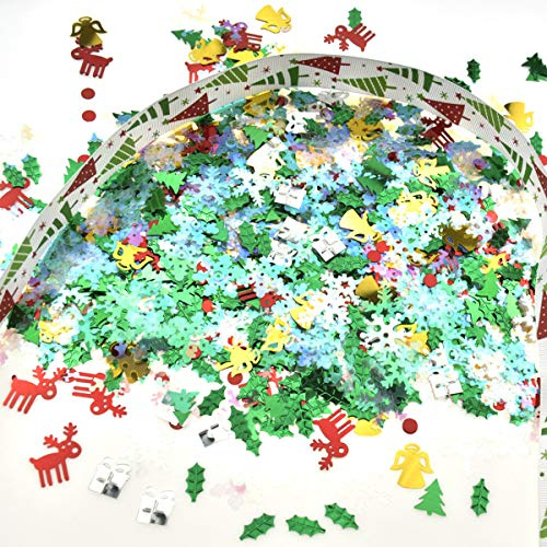 Weihnachten Party Konfetti Weihnachten Tischkonfetti Weihnachten Farbe Konfetti 60g