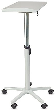 Beamertisch MAULpro, Tischplatte 350 x 500 mm, ohne Steckdose, grau.