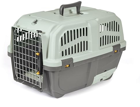 Midwest Homes for Pets Skudo 24” Plastic Cat Carrier with Integrated Litter pan