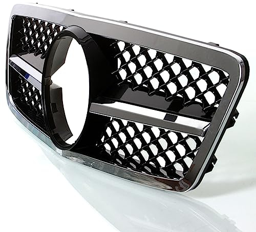 Sport KÜHLERGRILL SCHWARZ CHROM GRILL für C-Kl. W203 S203 AMG C63 OPTIK