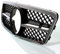 Sport KÜHLERGRILL SCHWARZ CHROM GRILL für C-Kl. W203 S203 AMG C63 OPTIK