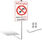 Goodvia Hundekot Verboten Schild mit Pfahl Aluminium Hier Bitte Nicht Hundekot Verboten Aluminium 20x30cm (Format A4) von Goodvia