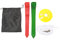 Flag-Football-Set für Erwachsene, Leicht zu Tragendes, Lustiges Spiel, Weiches und Sicheres Youth-Flag-Football-Set für das Indoor-Training (Rot und Grün)